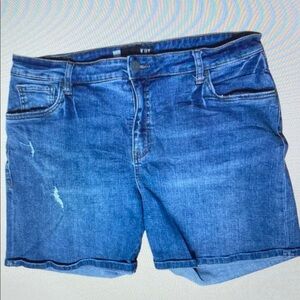 !it jeans Women's Athletic Denim-Style Shorts - Blue
